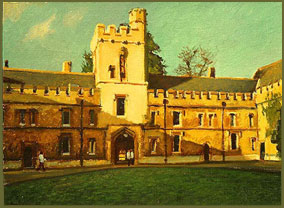 St. John's College Main Quad, Oxford