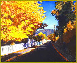 Fall Color, Canyon Road, Santa Fe